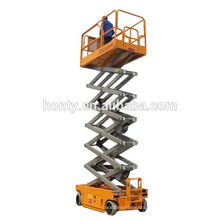 CE ISO approved Self drive hydraulic man lift equipment for construction use